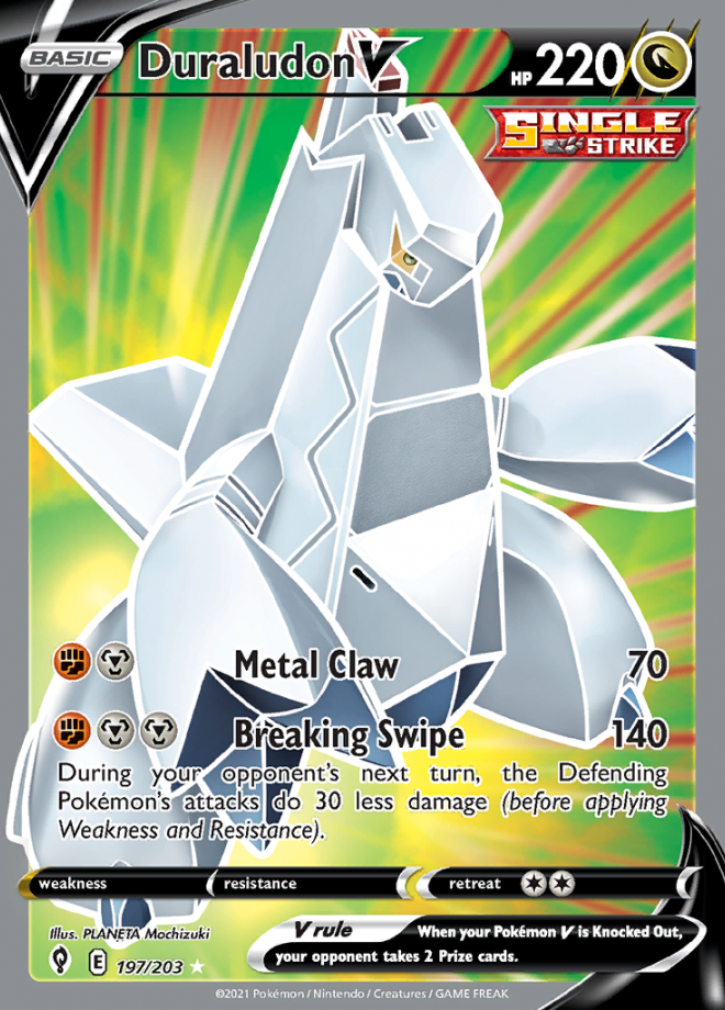 Duraludon V Evolving Skies Ultra Rare Pokemon Tcg Digitaltq