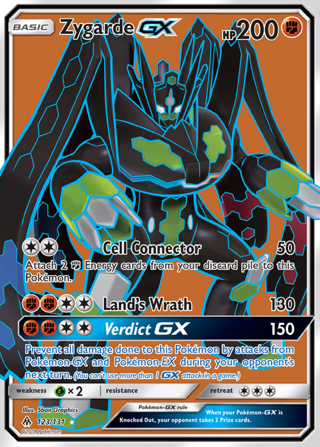 Zygarde Gx Forbidden Light Rare Ultra Pokemon Tcg Digitaltq