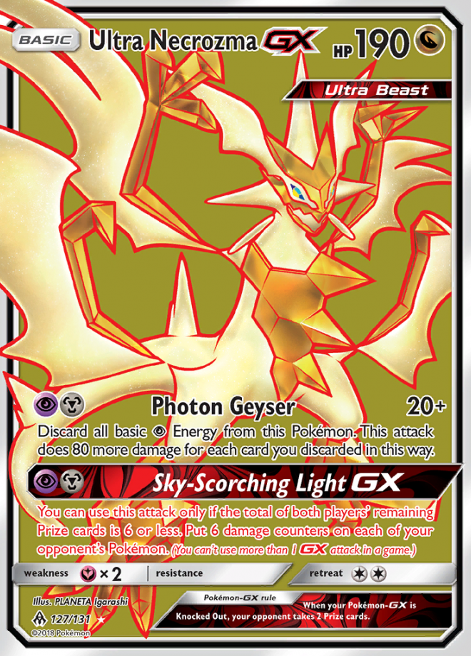 Ultra Necrozma Gx Forbidden Light Ultra Rare Pokemon Tcg Digitaltq