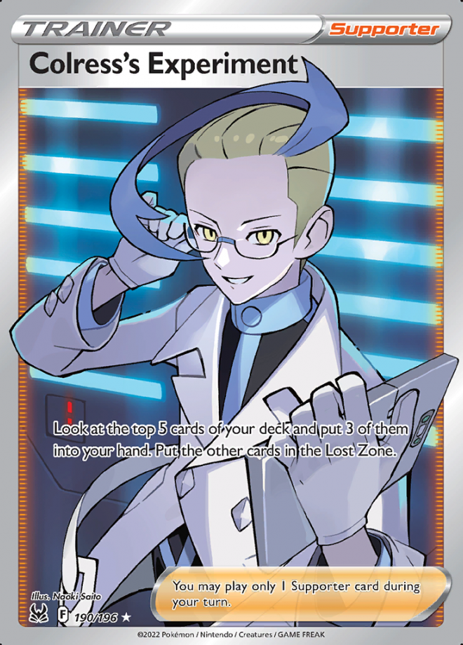 Colress S Experiment Lost Origin Ultra Rare Pokemon Tcg Digitaltq