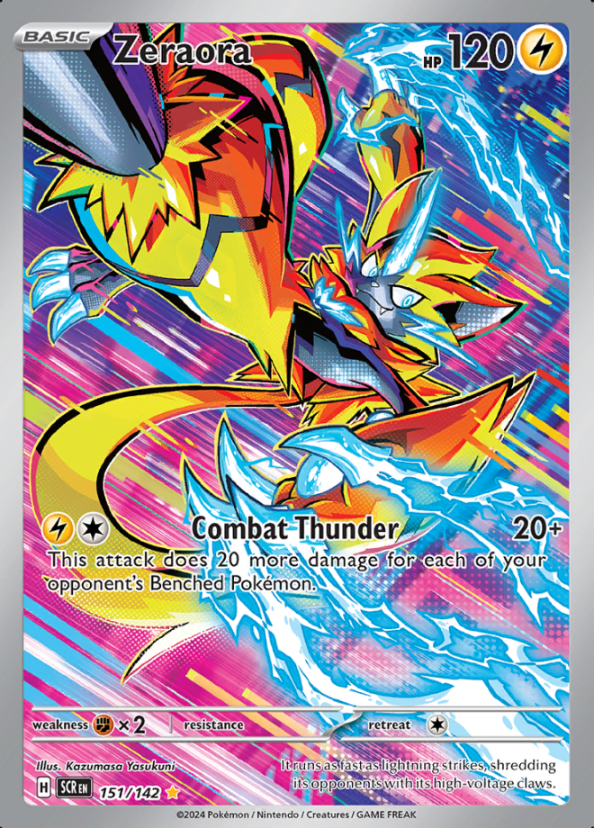 Zeraora #151 - Stellar Crown Card List - Pokemon TCG - DigitalTQ