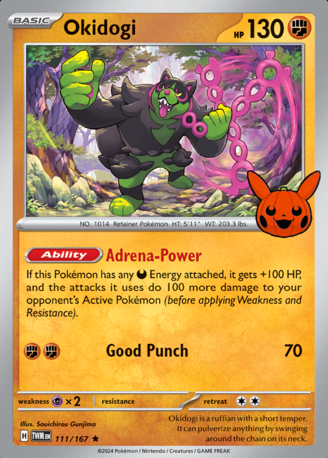 Okidogi 111 Trick or Trade 2024 Card List Pokemon TCG DigitalTQ