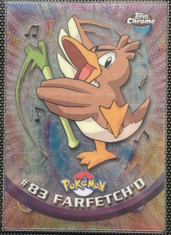 Farfetch'd - #83 Holo Rare - Pokemon Topps Chrome Sparkle Card - Serie –  JAB Games13