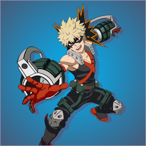 Katsuki Bakugo + Grenade Backpack - Fortnite Item Skin Database - DigitalTQ