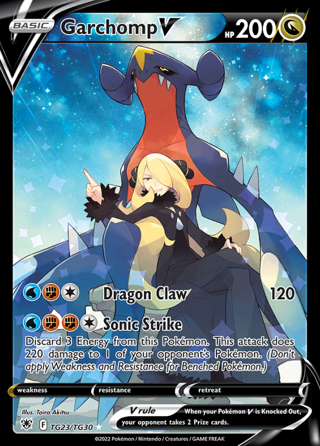 Garchomp V - Astral Radiance - Rare Holo V - Pokemon TCG - DigitalTQ