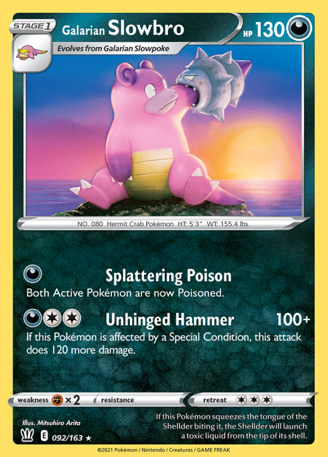 Slowbro Battle Styles Rare Pokemon Tcg Digitaltq