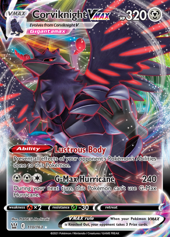 Corviknight VMAX - Battle Styles - Rare Holo VMAX - Pokemon TCG - DigitalTQ