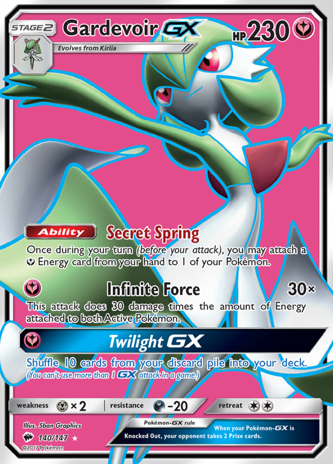 Gardevoir GX - Burning Shadows - Ultra Rare - Pokemon TCG - DigitalTQ