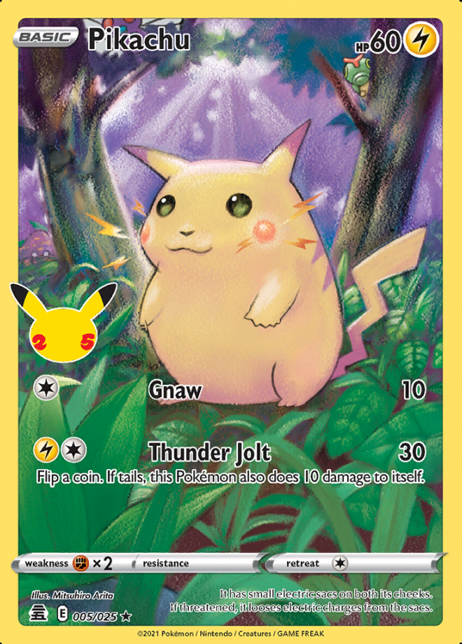 Pokémon TCG 25th Anniversary Celebrations Premium Pikachu VMAX