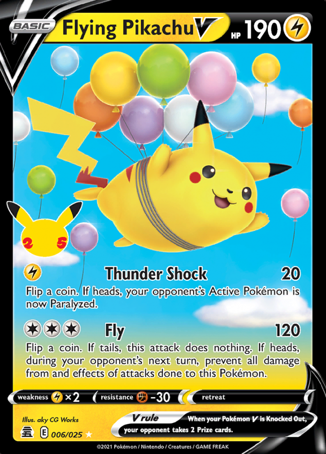 pikachu v celebrations box