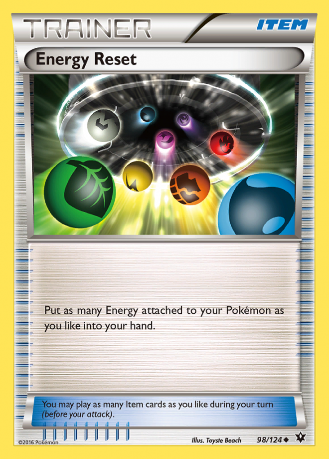 Energy Reset - Fates Collide - Uncommon - Pokemon TCG - DigitalTQ