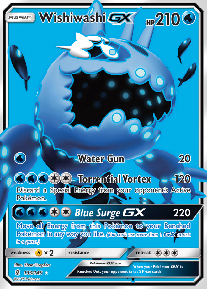 Wishiwashi Gx Guardians Rising Ultra Rare Pokemon Tcg Digitaltq 2196