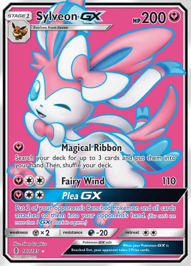 Sylveon Gx Guardians Rising Ultra Rare Pokemon Tcg Digitaltq 0819