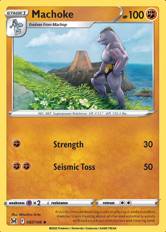 Machoke - Lost Origin - Uncommon - Pokemon TCG - DigitalTQ