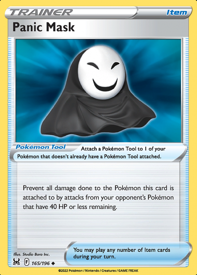 Panic Mask Lost Origin Uncommon Pokemon Tcg Digitaltq