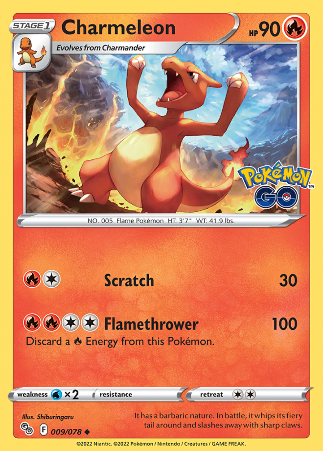 Charmeleon - Pokemon GO - Uncommon - Pokemon TCG - DigitalTQ