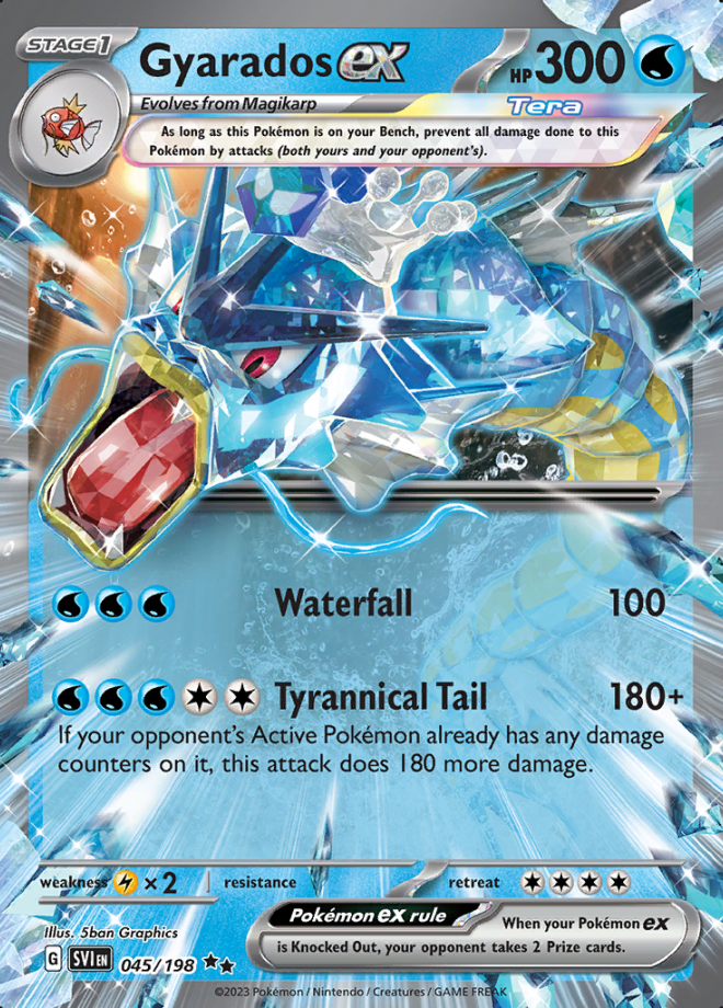 Gyarados Ex Scarlet Violet Double Rare Holo Pokemon Tcg Digitaltq