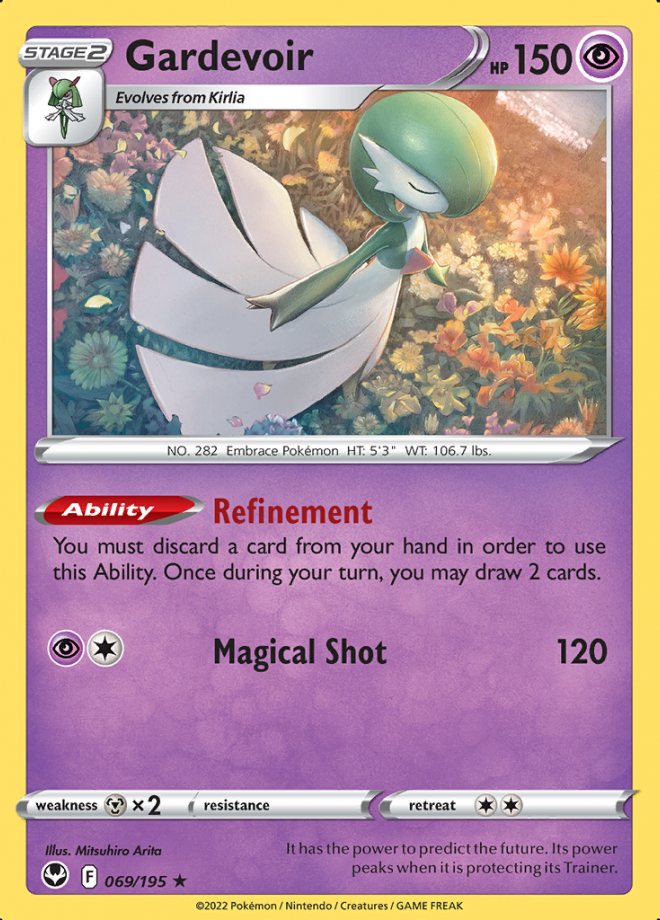 Gardevoir Silver Tempest Rare Pokemon Tcg Digitaltq