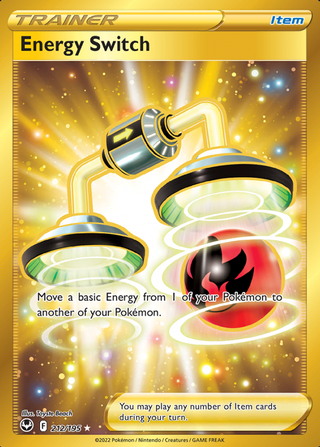 Energy Switch Silver Tempest Secret Rare Holo Pokemon Tcg Digitaltq