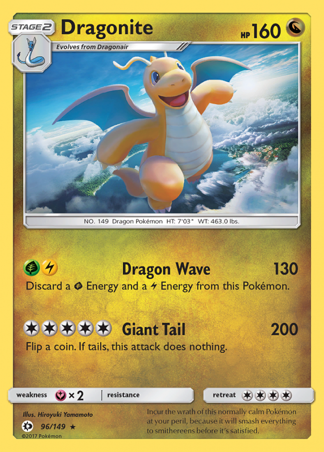 Dragonite - Sun & Moon - Rare Holo - Pokemon TCG - DigitalTQ