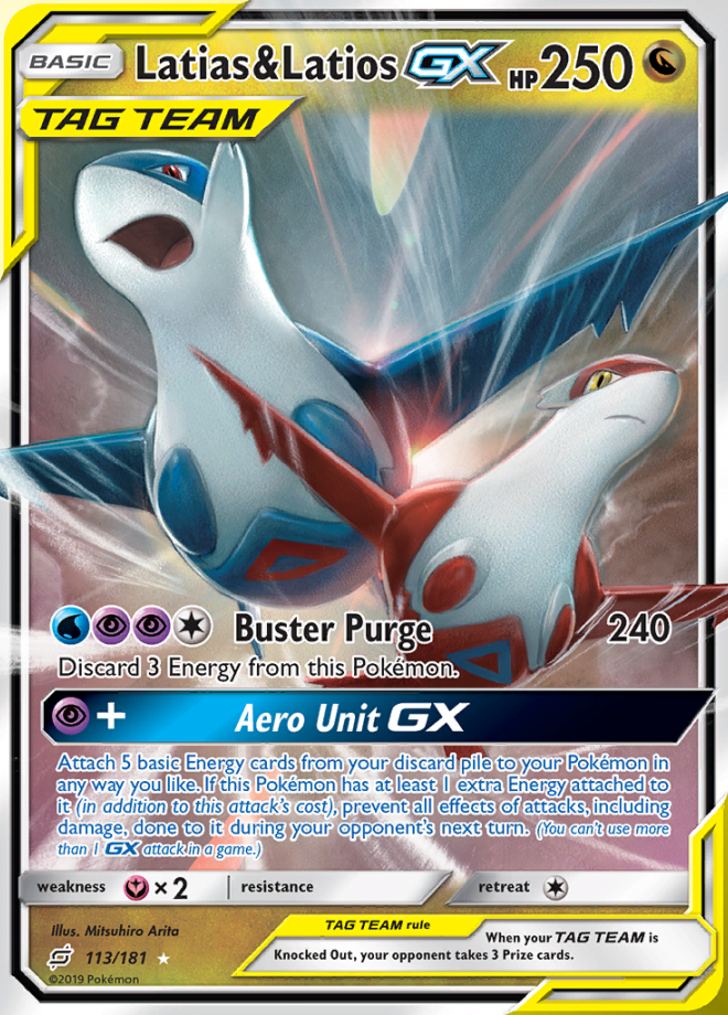 Latias & Latios GX - Team Up - Rare Holo GX - Pokemon TCG - DigitalTQ