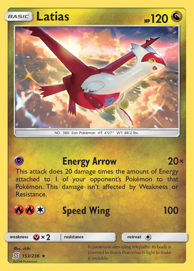 Latias - Unified Minds - Rare - Pokemon TCG - DigitalTQ