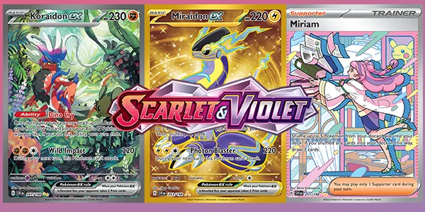 Miraidon ex Gold Secret Rare - Pokemon TCG - Scarlet & Violet 253