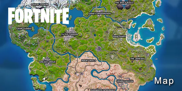 Fortnite Chapter 3 Season 1 Map - All Locations and POIs - DigitalTQ