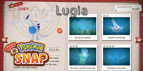 Where to find Lugia in New Pokemon Snap - Dexerto