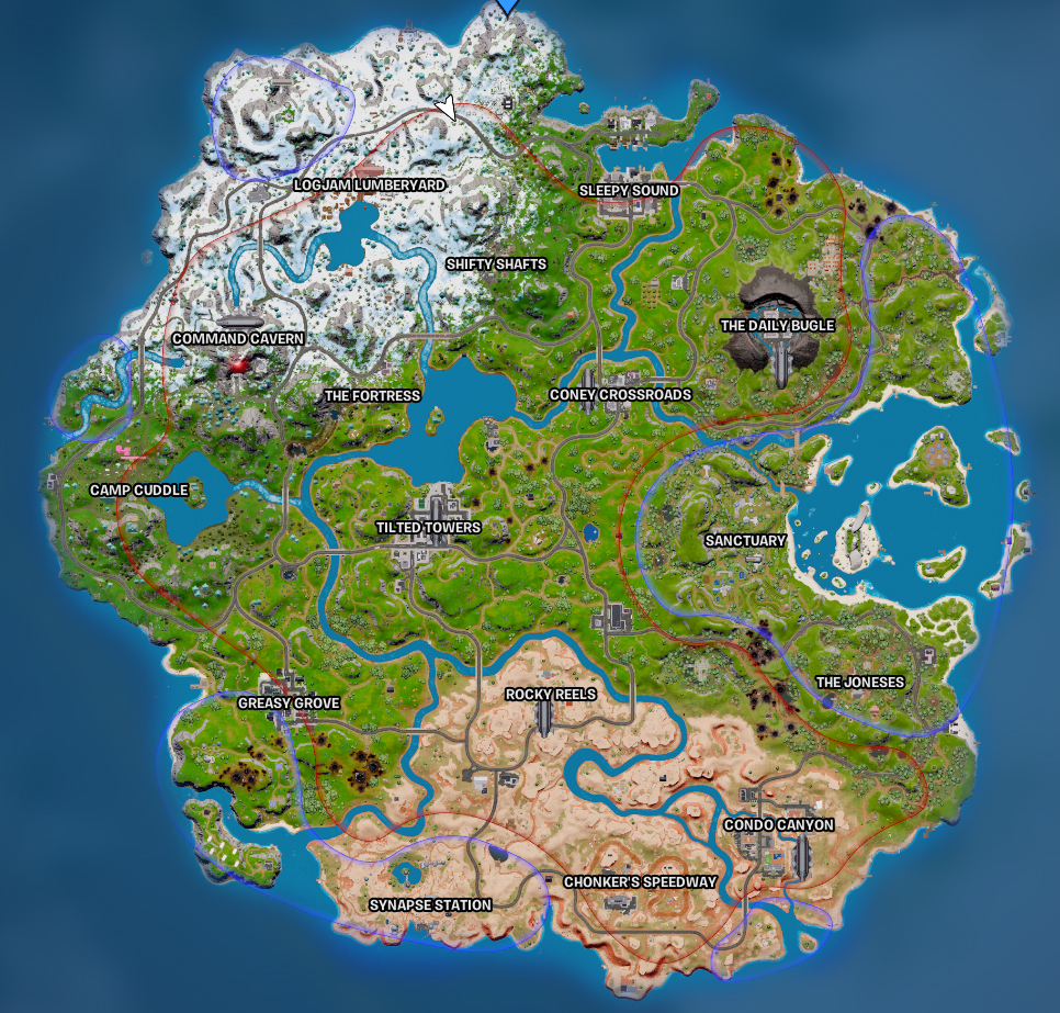Fortnite Chapter 3 Season 2 Map All Locations and POIs DigitalTQ