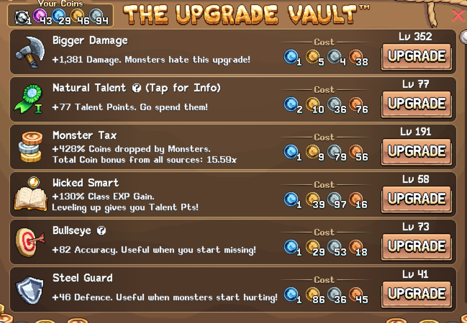 The Upgrade Vault