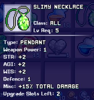 Slimy Necklace