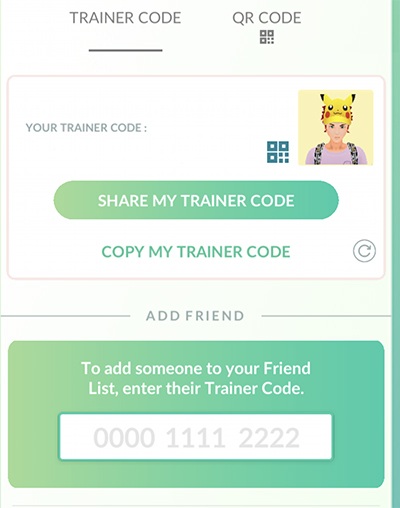 LF friends Let's be friends in Pokémon GO! My Trainer Code is 3222