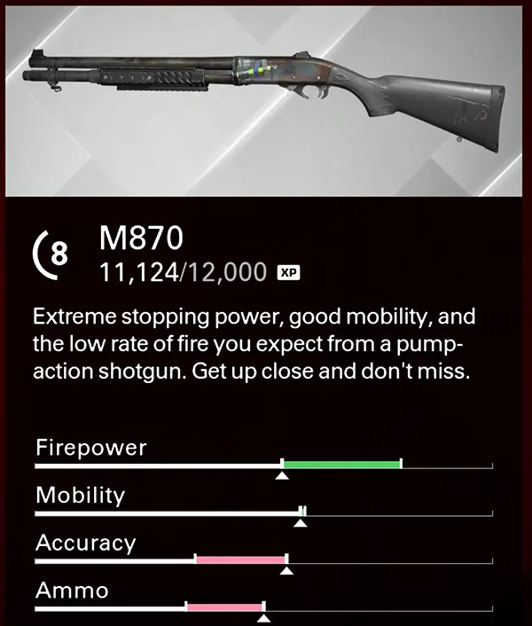 M870 XDefiant